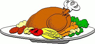 turkey-dinner - Turkey Dinner Clipart