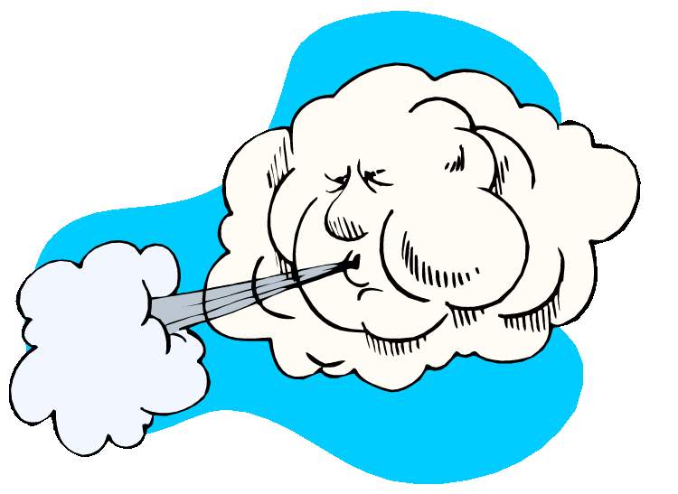 Turning Windy And Colder Goos - Windy Clip Art