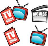 Cartoon tv · TV Guide and Te - Tv Shows Clipart