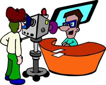 TV Station Newscast - Tv Shows Clipart
