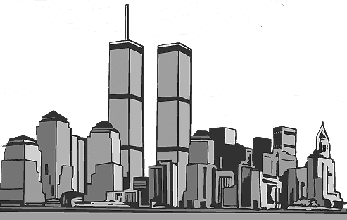 Twin Towers Clipart #1. In honor of those who lost .