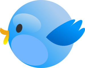 Cutie Twitter Bird Clip Art