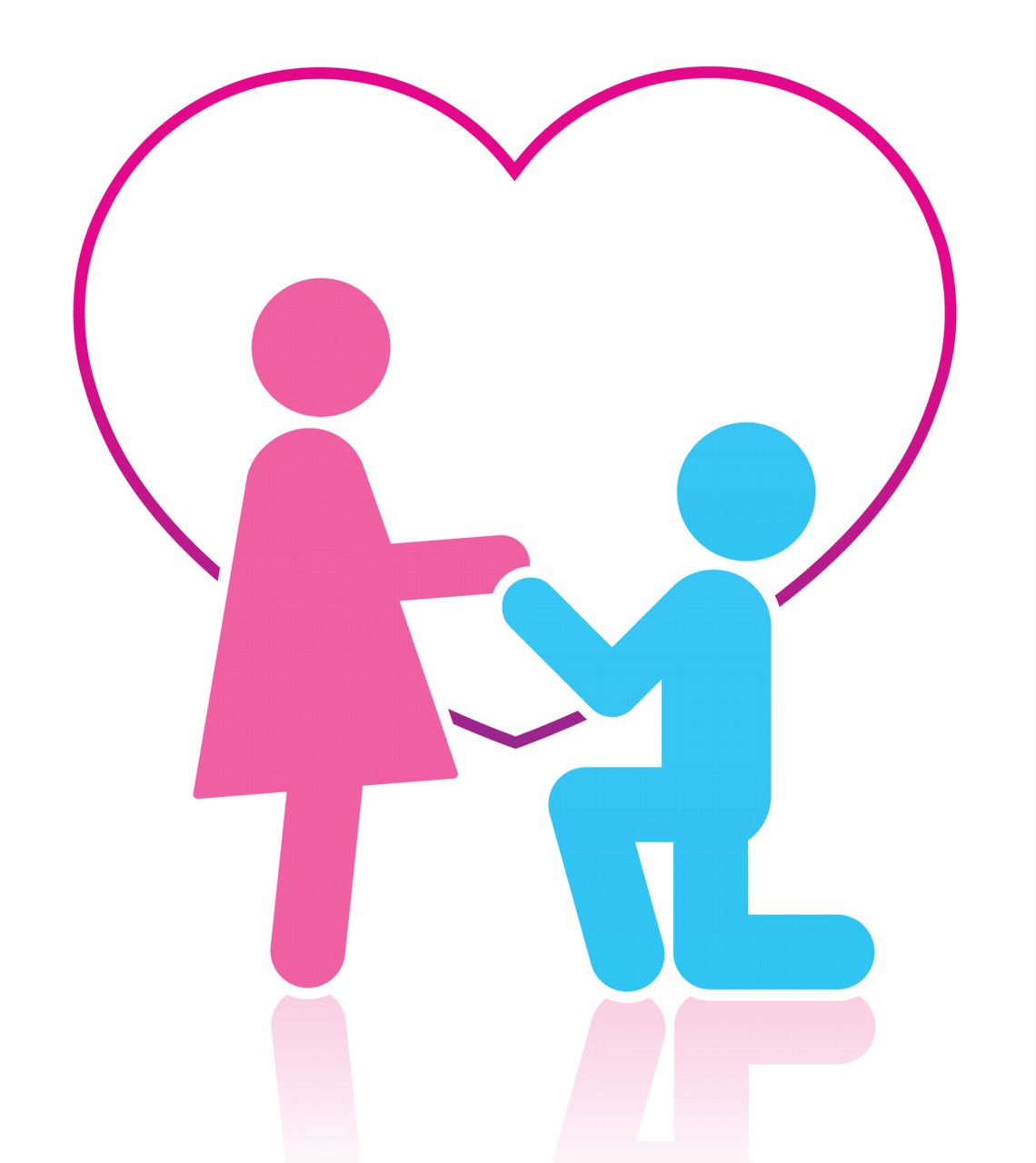 two people in love clipart - In Love Clipart