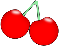 Two Cherries - Cherries Clip Art