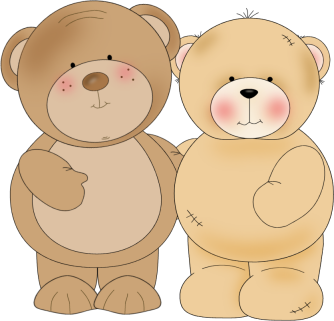 Two Cuddly Bears Two Cuddly B - Clipart Bears