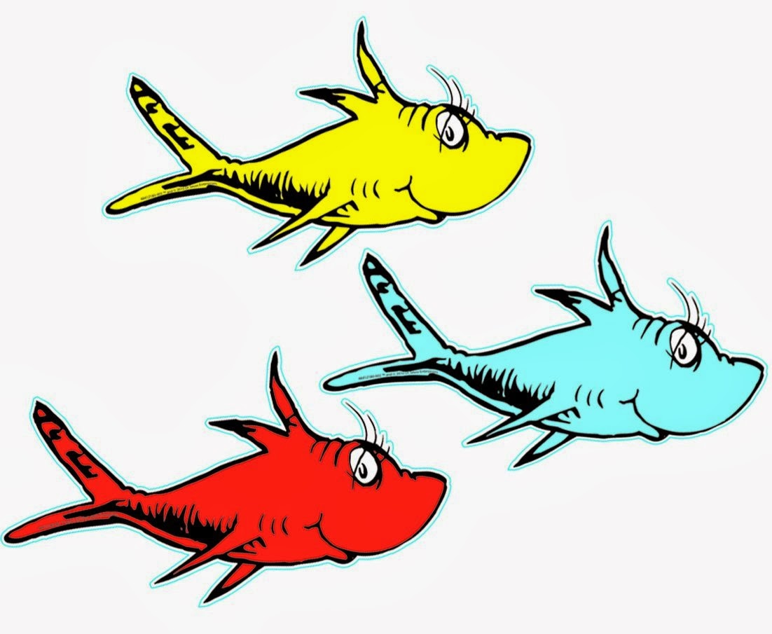 One fish two dr seuss clipart