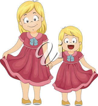 Two Sisters Clipart Two Sisters Clip Art Image