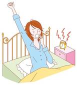 Illustration of a Girl Waking