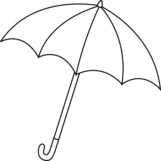 Polka Dot Umbrella Clip Art A