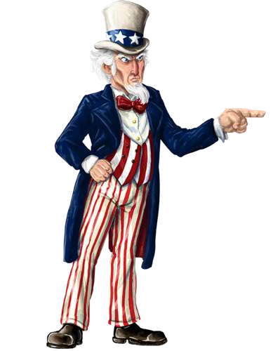 Uncle Sam Pointing Clip Art A