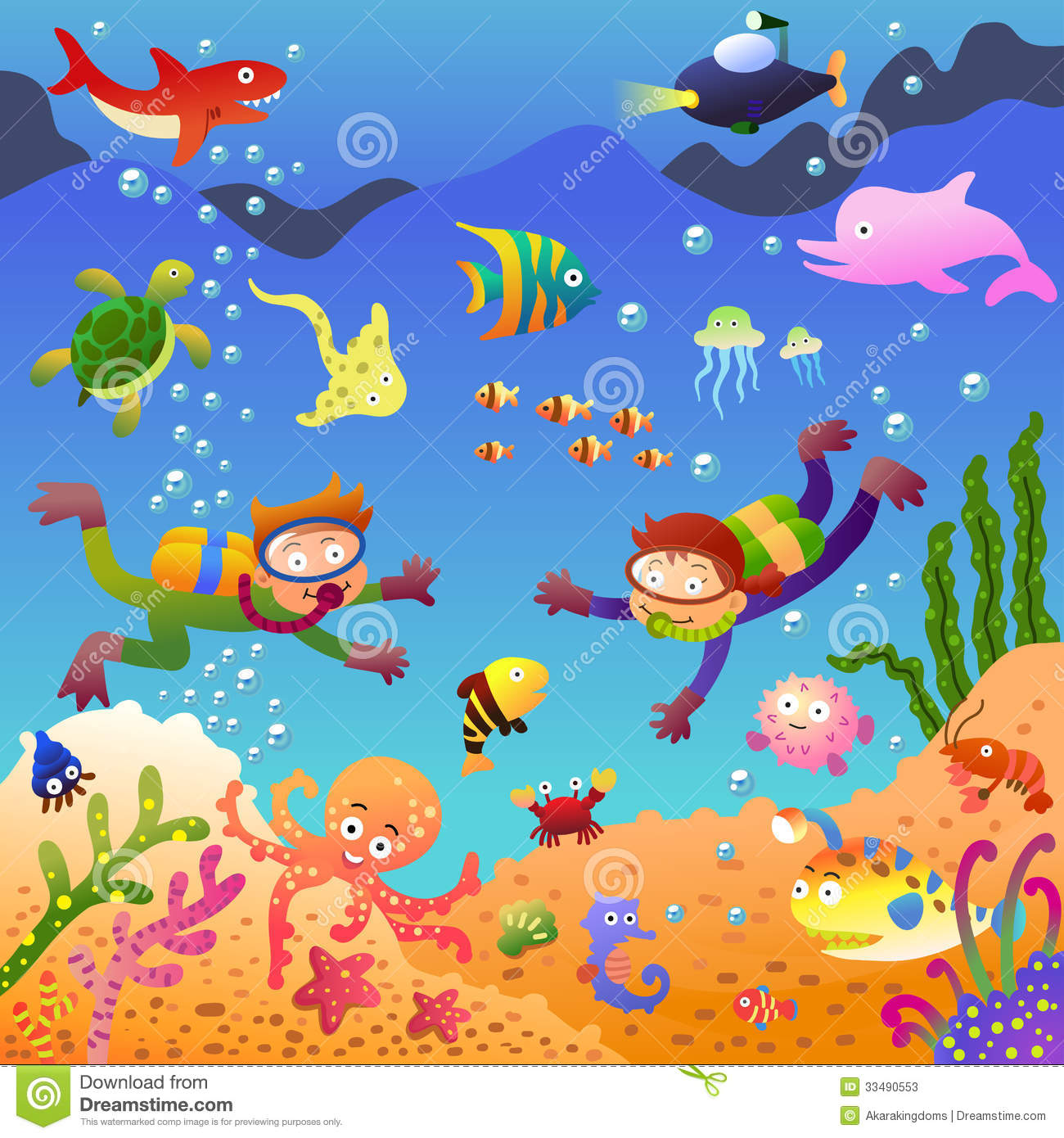 Under The Sea Clipart by soar