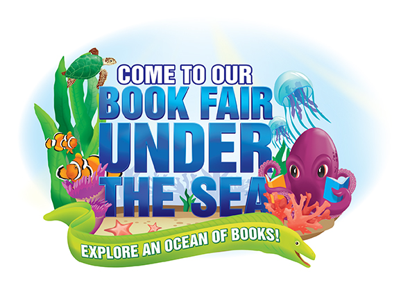 Under The Sea Fair Clip Art - Book Fair Clipart