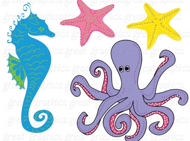 Under the Sea Party Digital P - Under The Sea Clipart