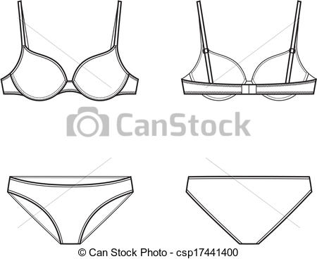Underwear - csp17441400 - Bra Clip Art