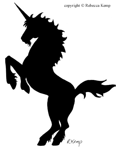unicorn silhouette - Google Search