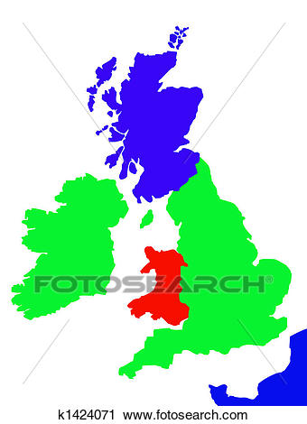 Map of United Kingdom - csp52