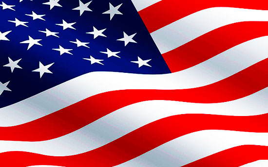 United States Of America . - Free Clipart American Flag