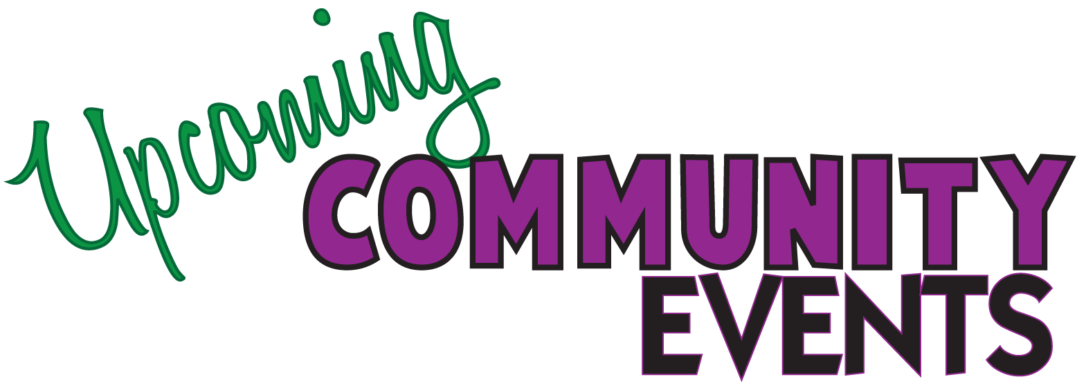 Upcoming Community Events Clipart