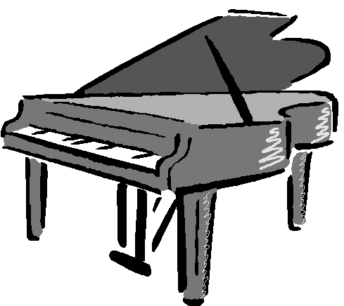 upright piano clipart