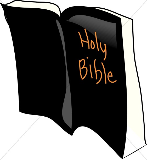 Upright Bible Clipart - Clip Art Bible