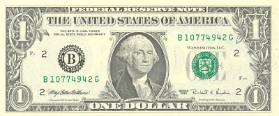 One Dollar Bill Clip Art ..