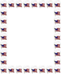 Usa Borders Free Clipart #1 - Flag Border Clip Art