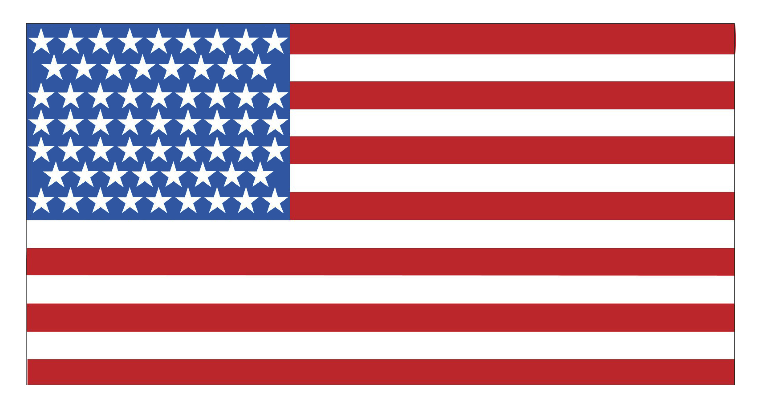 18 Waving American Flag Clip 