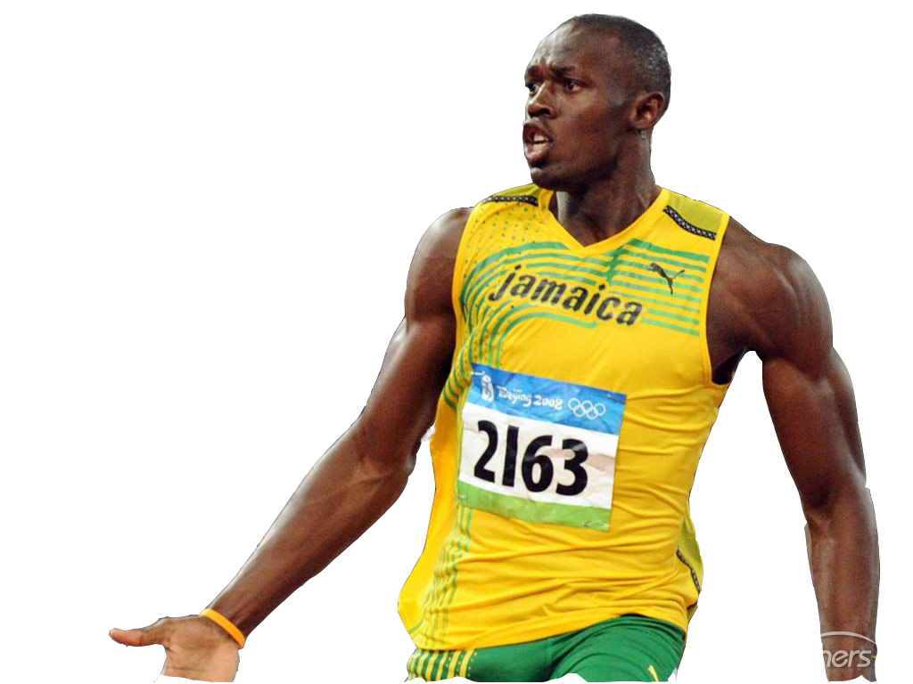 Download PNG image - Usain Bolt Clipart 500