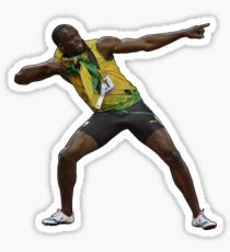 Usain Bolt Tribute Sticker - Usain Bolt Clipart
