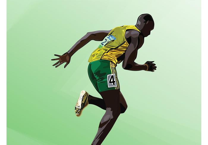 Usain Bolt Vector - Usain Bolt Clipart