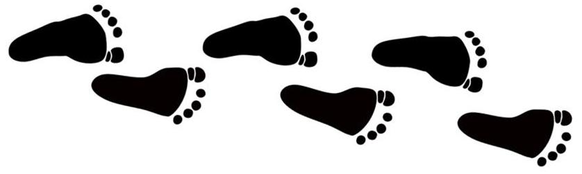 Footsteps Clipart
