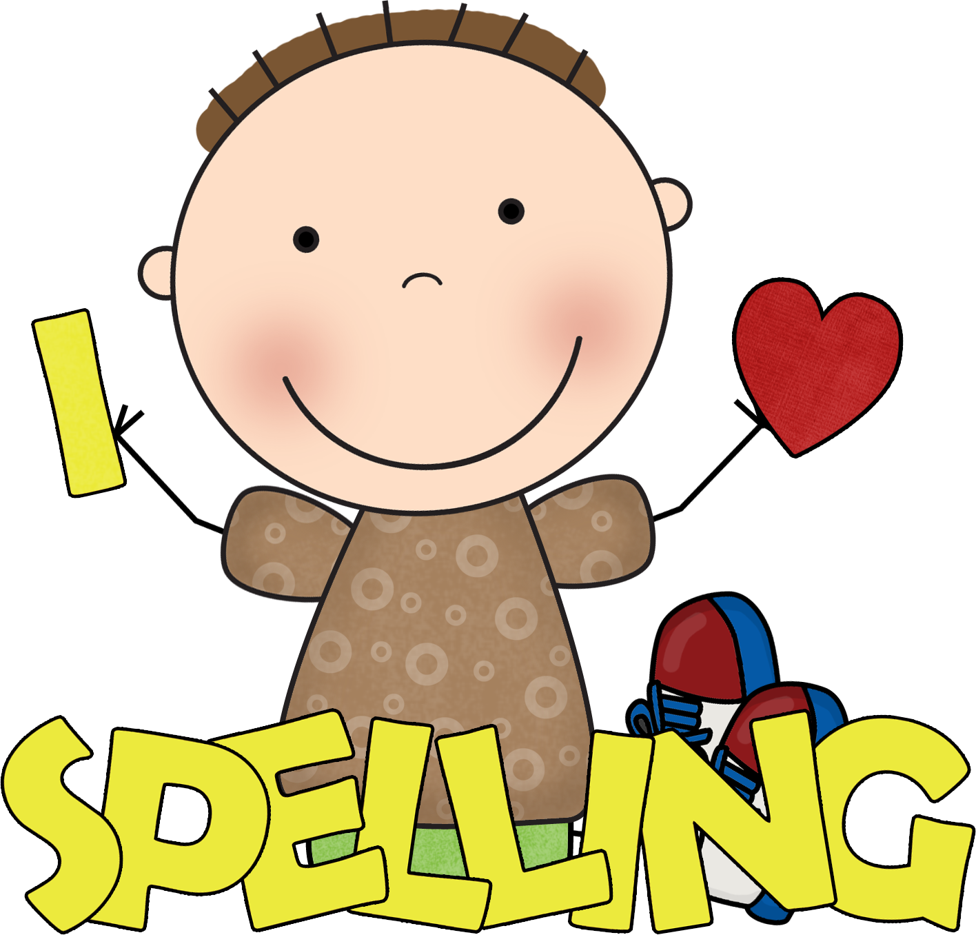 Use These Free Images For You - Spelling Clip Art
