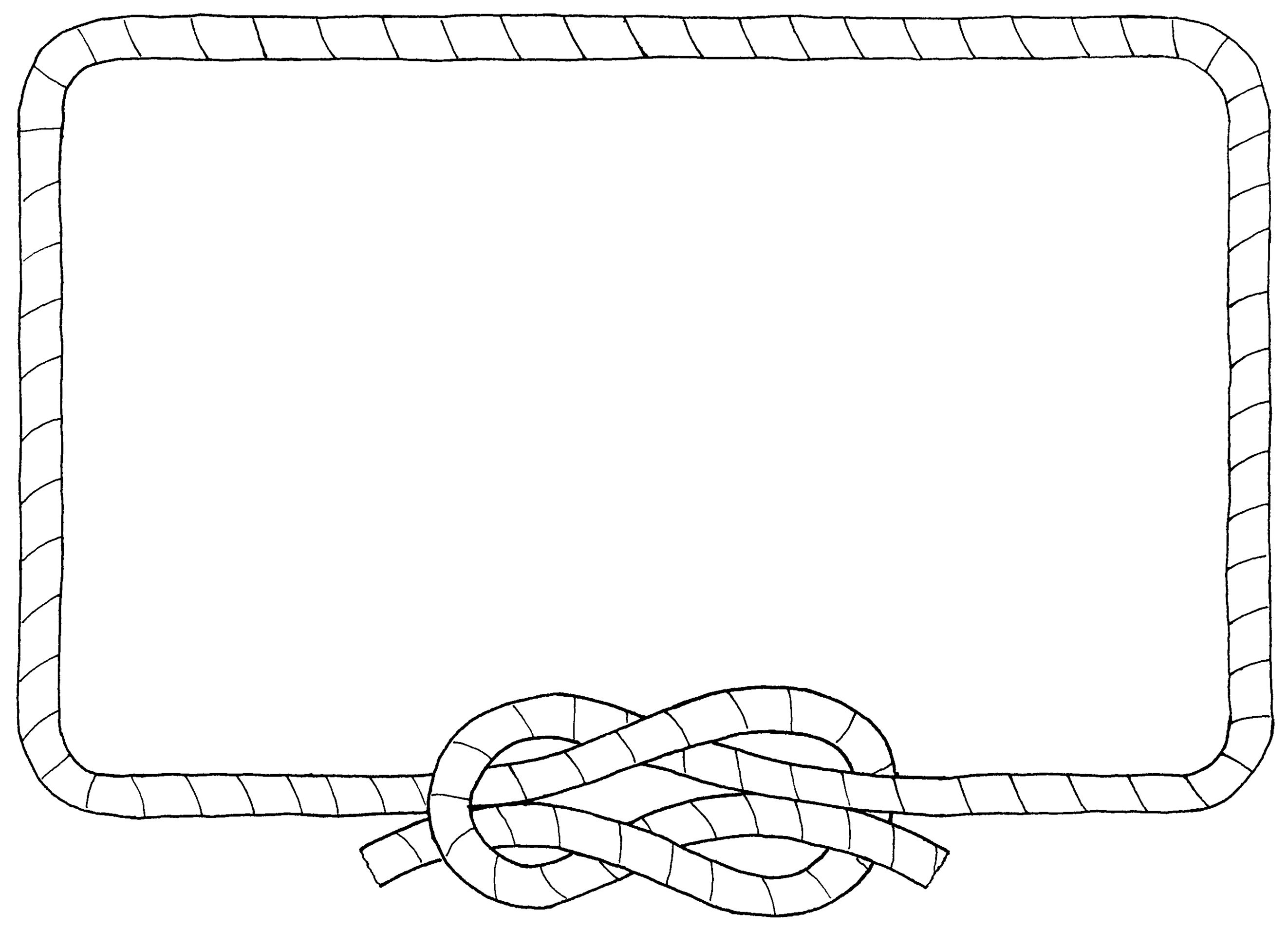 Rope Border Clip Art