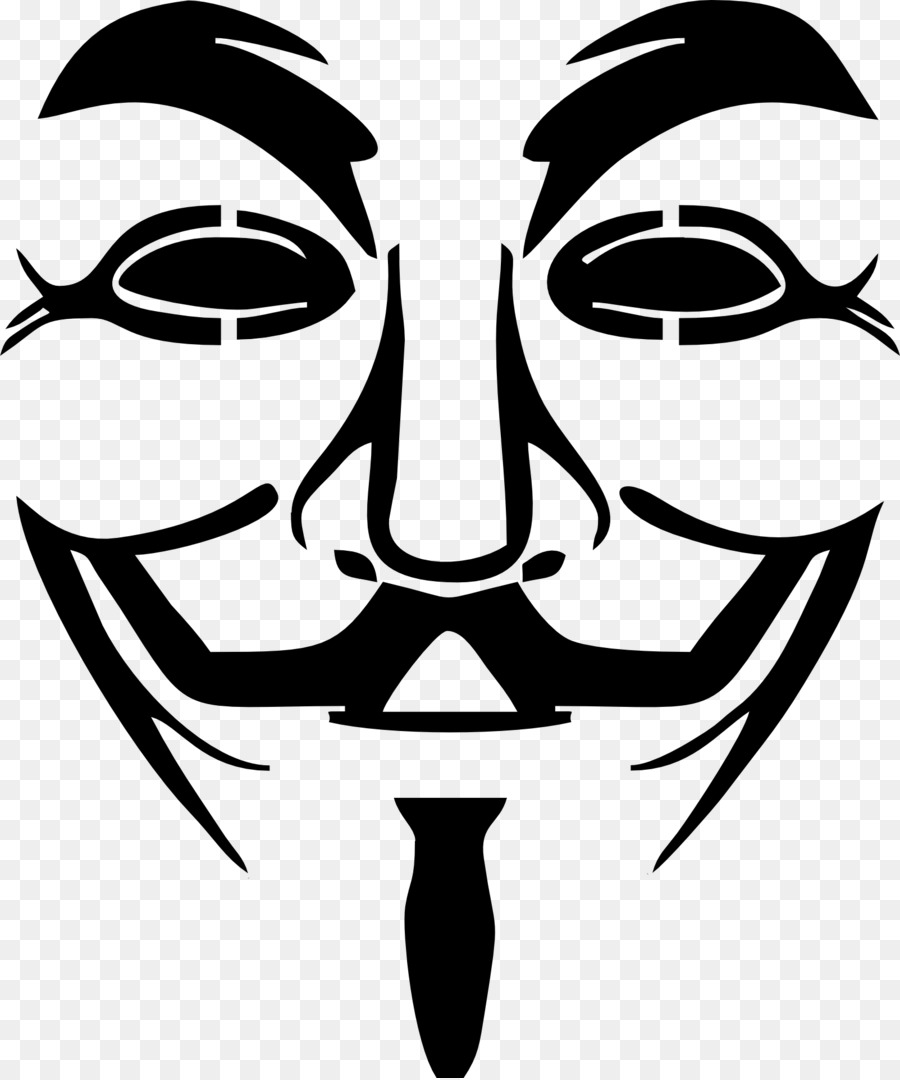 Anonymous Guy Fawkes mask Clip art - v for vendetta