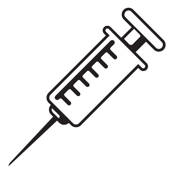 Vaccine Syringe Medical Clip  - Syringe Clip Art