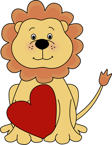 Valentineu0026#39;s Day Lion Clip Art - Valentineu0026#39;s Day Lion Image