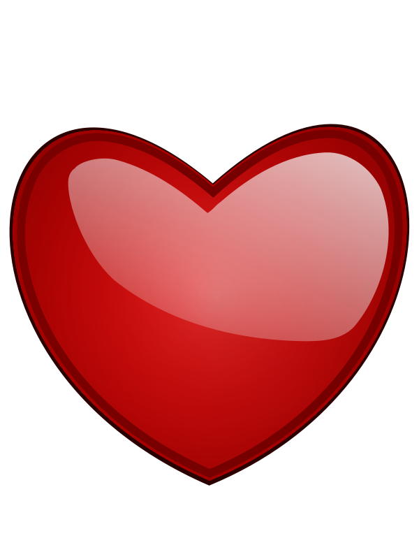 valentine heart clip art . - Clipart Hearts Free