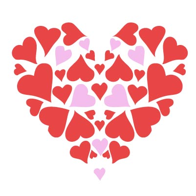 Valentine and heart clip art 