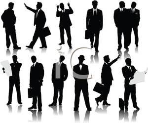 Variety Of Business Men Royal - Free Business Clip Art