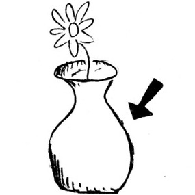 Vase Clipart Black And White - Vase Clip Art