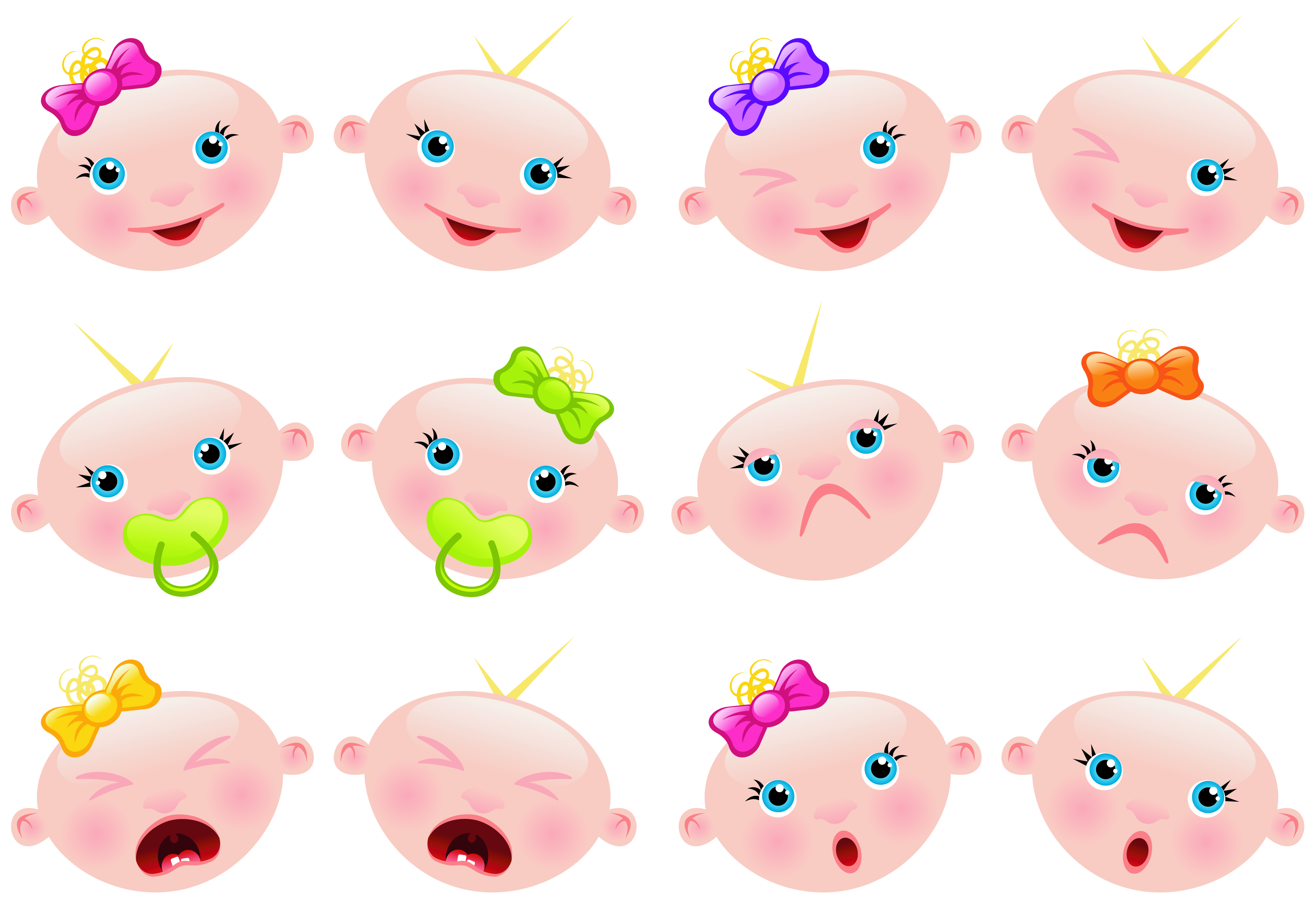 Vector Baby. Babies cliparts - Free Baby Clipart Images