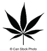 Clipart Grunge Canabis Leaf R