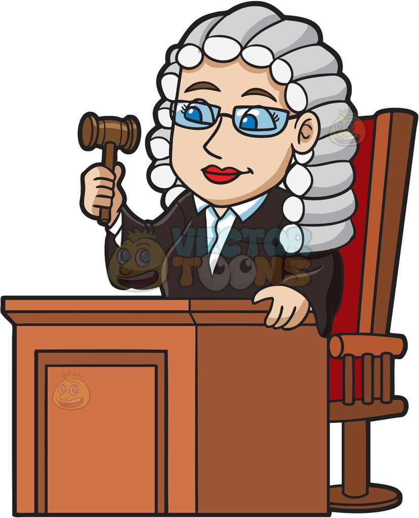 Judge In Court Clipart Clipar