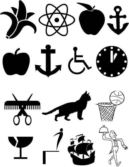 Some of these clip art have b