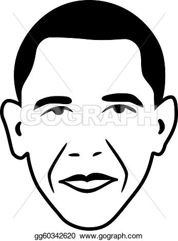 Vector Clipart - Vector barack obama - president of usa. Vector Illustration gg60342620