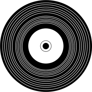 Vector graphics of vinyl reco