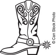 Vector graphic image Clip Art - Cowboy Boot Clipart