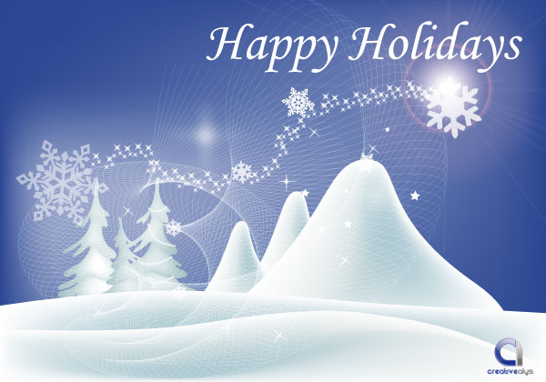 Happy Holidays 2013 Clipart H