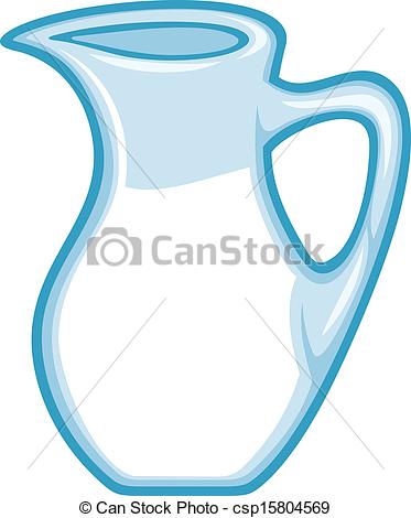Vector - jug of milk (milk ju - Milk Jug Clip Art