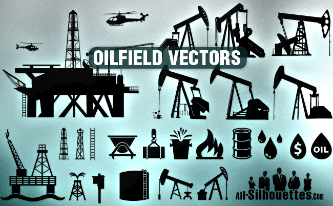 vector oilfield clipart
